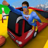 warna superhero bus balap stunt 3d
