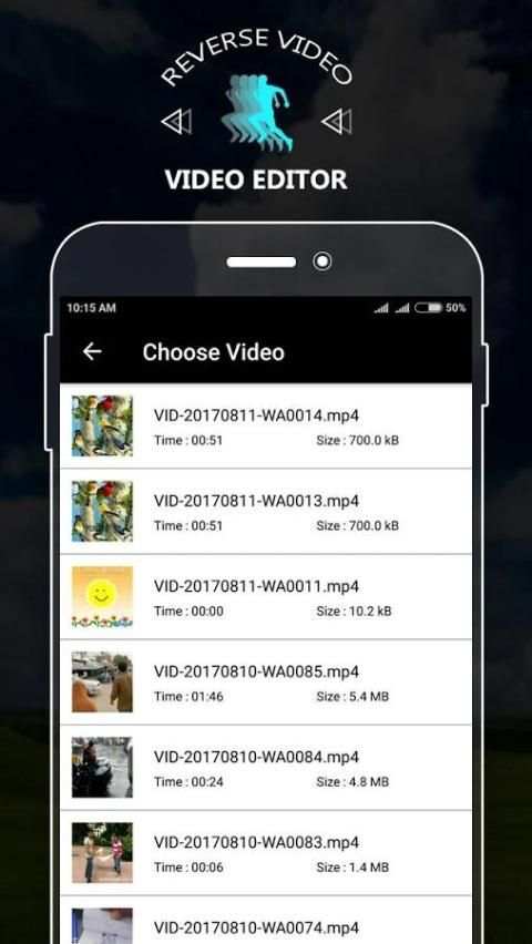Reverse Video Maker स्क्रीनशॉट 5