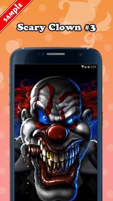 Scary Clown Wallpaper скриншот 1