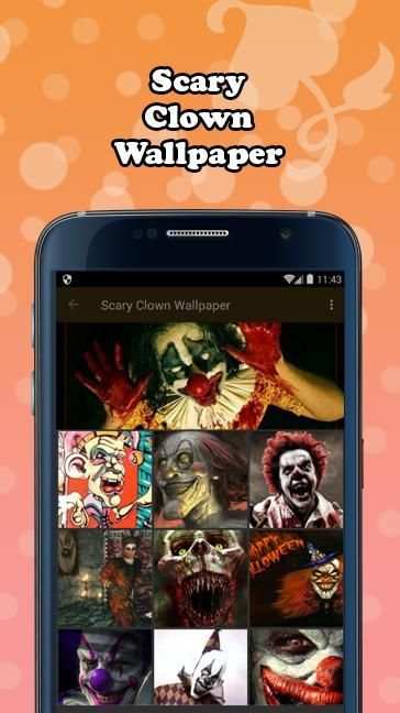Scary Clown Wallpaper скриншот 4
