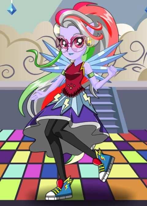 Dress up Rainbow Dash Dance Magic скриншот 1