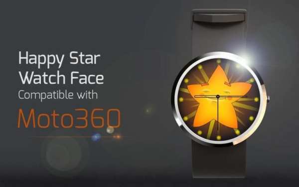 Happy Star Watch Face скриншот 6