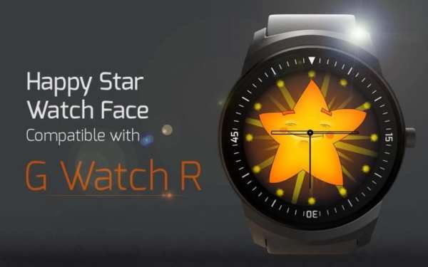 Happy Star Watch Face скриншот 3