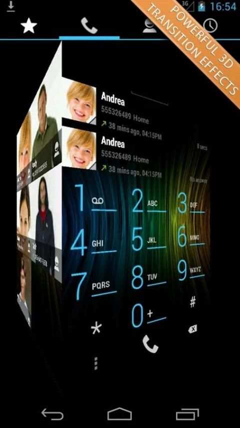 Swipe Dialer Free स्क्रीनशॉट 2