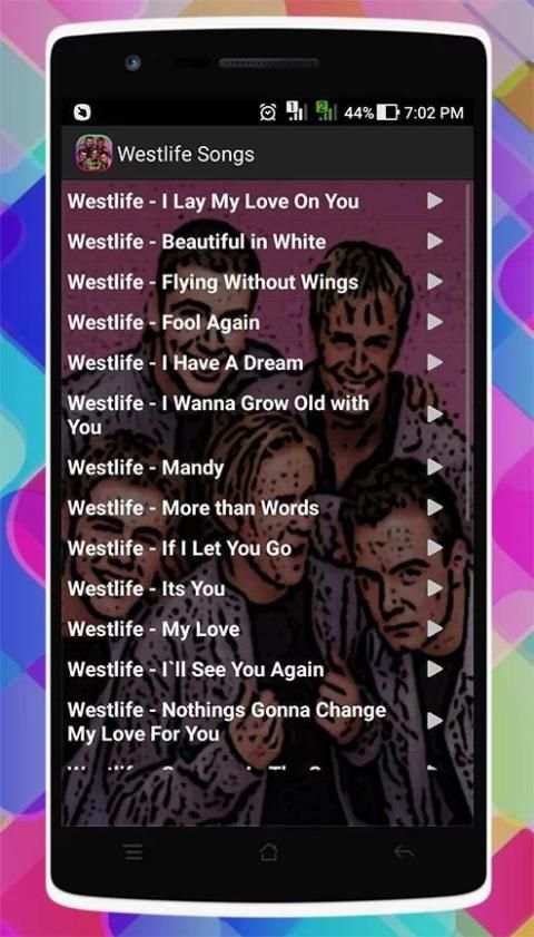 Westlife Songs 2 تصوير الشاشة