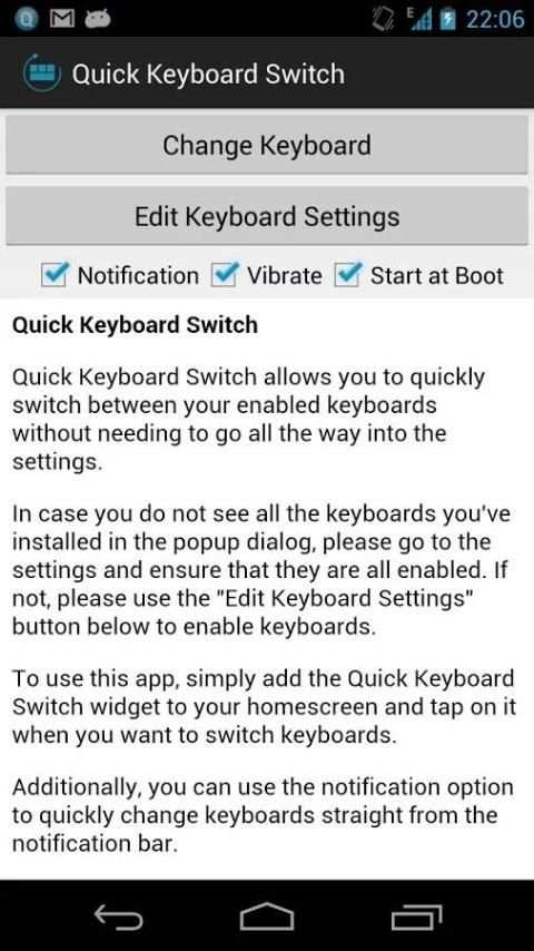 Quick Keyboard Switch 2 تصوير الشاشة