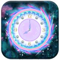 Colorful Clock Live Wallpaper