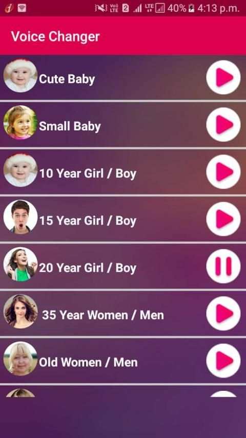Voice Changer 2017 screenshot 3
