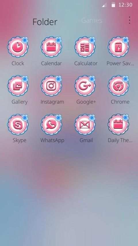 Cute Pink Owl Theme screenshot 4