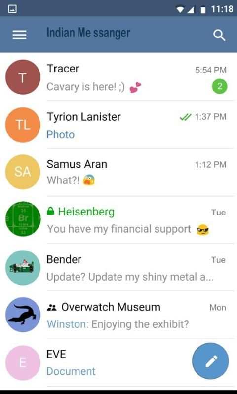 Indian Messenger screenshot 2