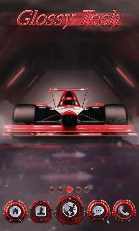 Glossy Tech V Launcher Theme screenshot 2