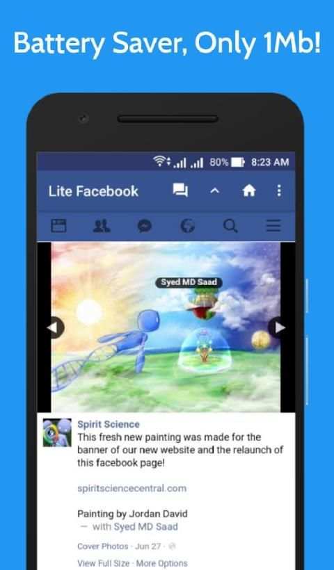 Lite for Facebook - Fast & Secure screenshot 4