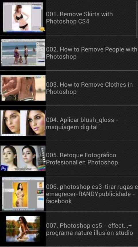 Video Tutorials for Photoshop screenshot 5