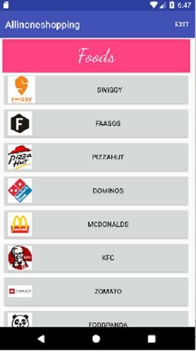All in one shopping online screenshot 1