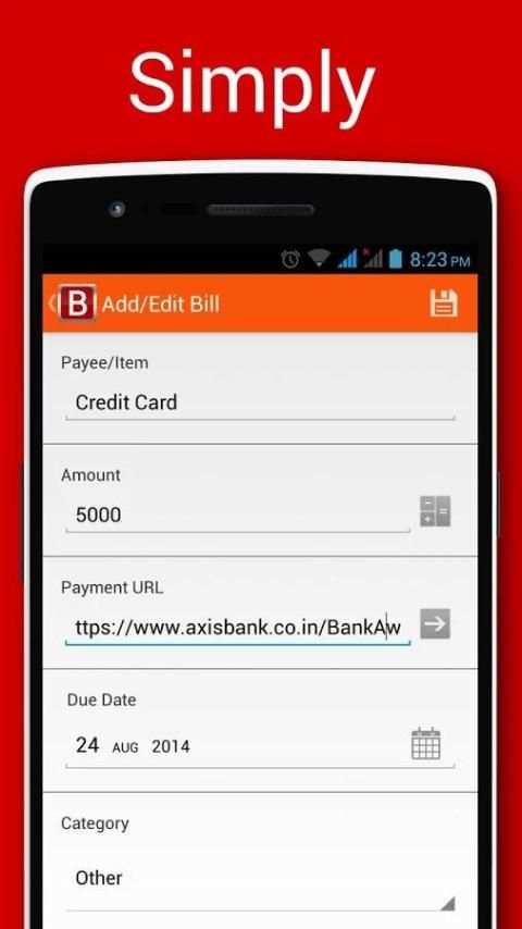Bills Reminder скриншот 7