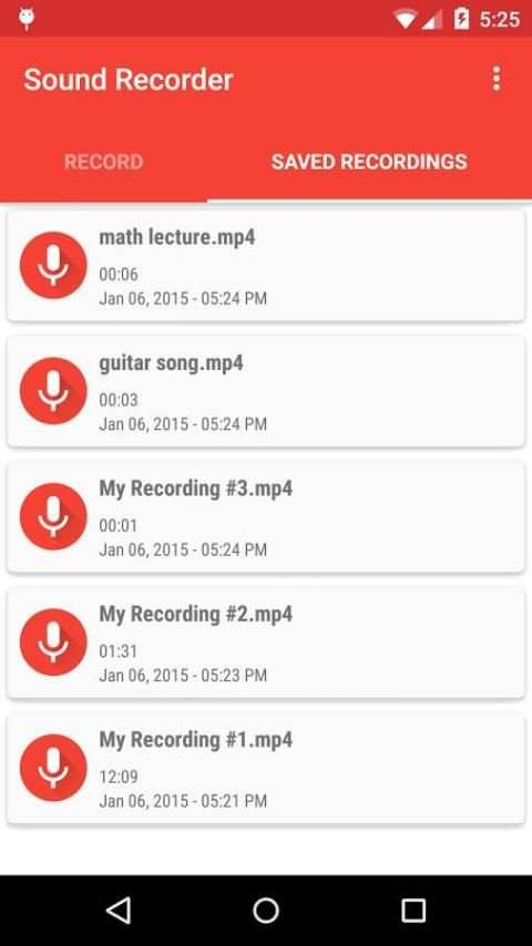 Easy Sound Recorder screenshot 2