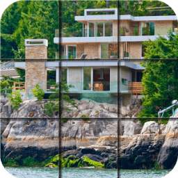 Tile puzzle - Beach Villa