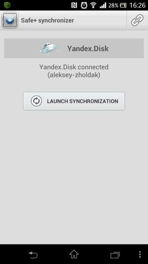 Safe+ synchronizer screenshot 3