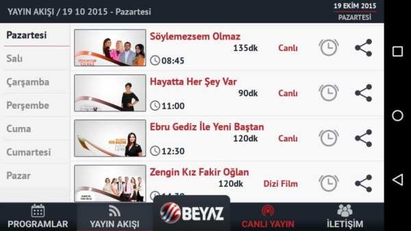 Beyaz TV 2 تصوير الشاشة