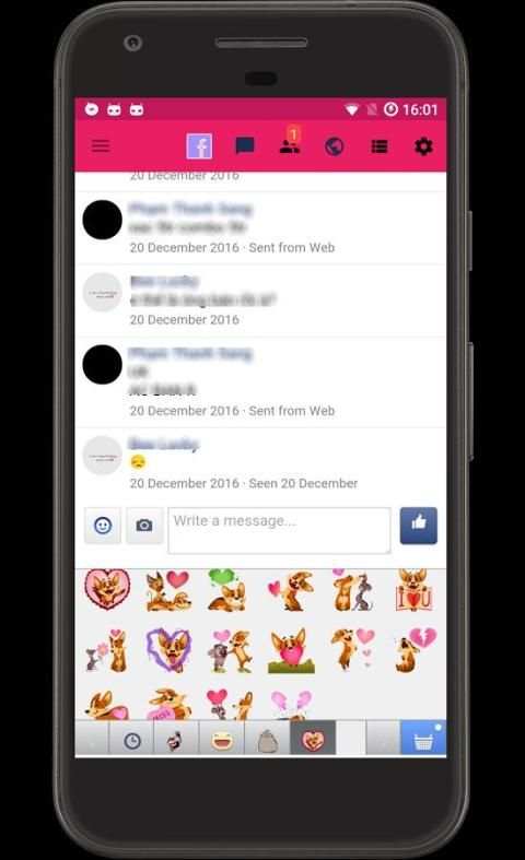 Mini Lite Messenger screenshot 2