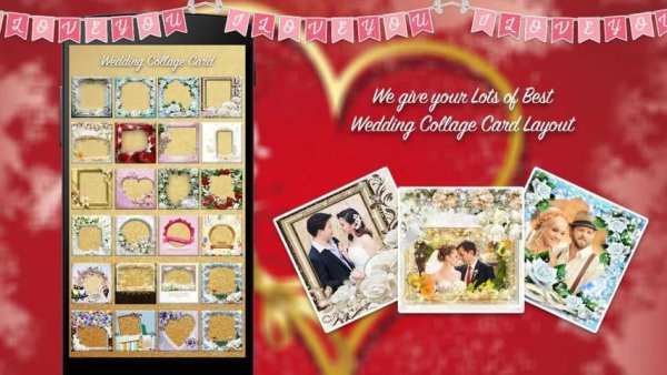 Wedding Collage Maker स्क्रीनशॉट 1
