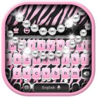 Zebra Keyboard - Luxury Pink Theme