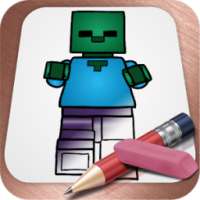 Drawing Lessons Bioms Mine Craft Lego Blocks