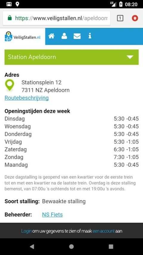 Fietsplek Apeldoorn screenshot 4