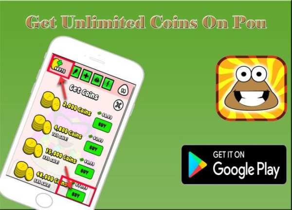 Unlimited Cheats Coins Pou Hack 2017 - Prank скриншот 1