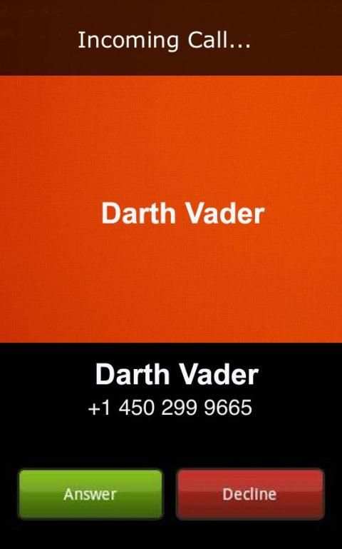 Darth Vader Calling скриншот 4