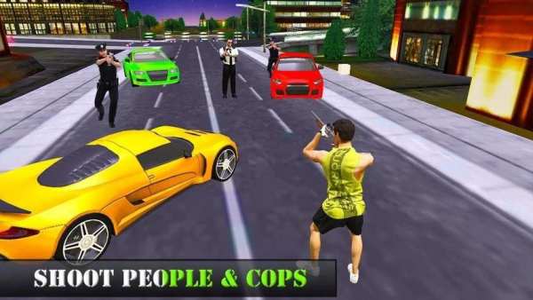 Gangster City Crime Action-Unlimited Coins स्क्रीनशॉट 2