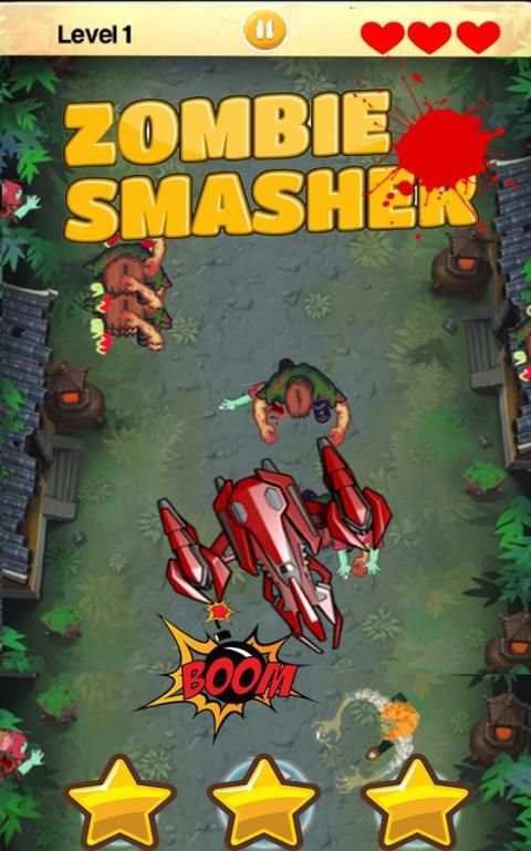 Zombie attack : Smash Zombie Game screenshot 1