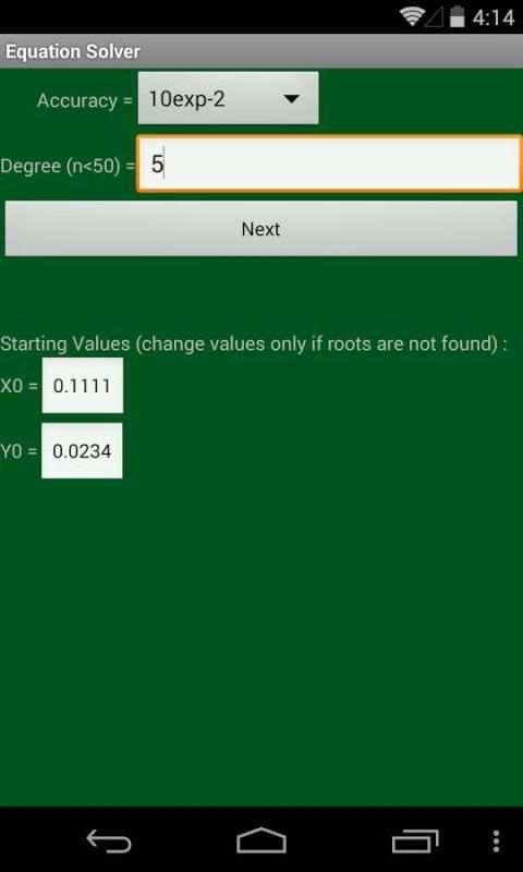 Equation Solver 3 تصوير الشاشة