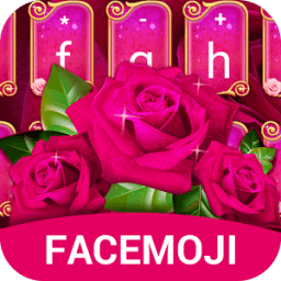 ikon Red Rose Keyboard Theme for Valentine's Day