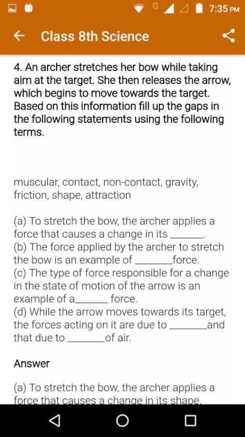 8th Science NCERT solutions screenshot 3