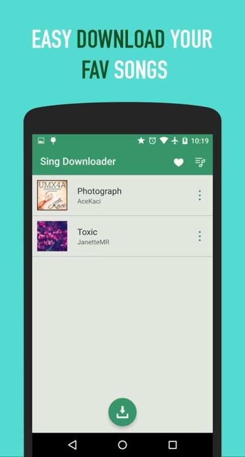 Sing Downloader for Smule скриншот 1