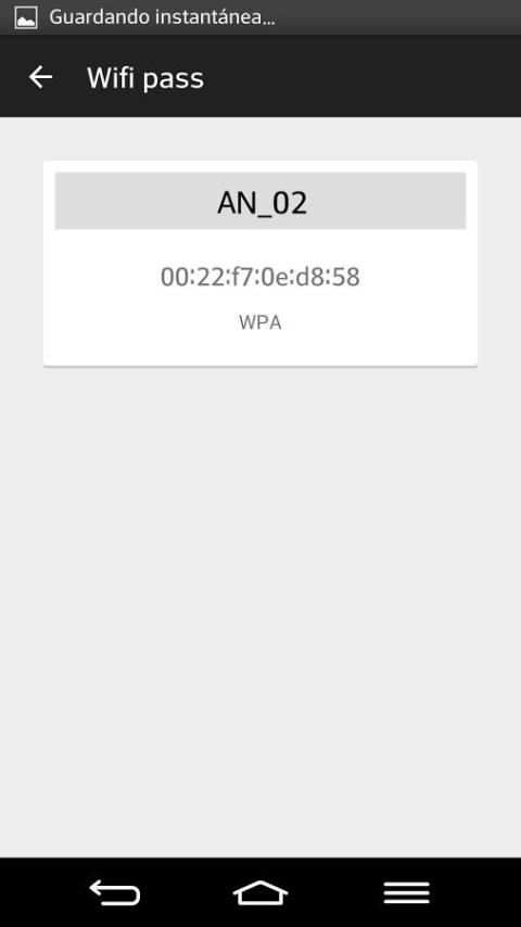 Wifi pass screenshot 1