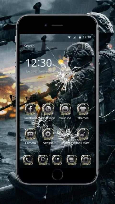Helicopter force theme screenshot 3