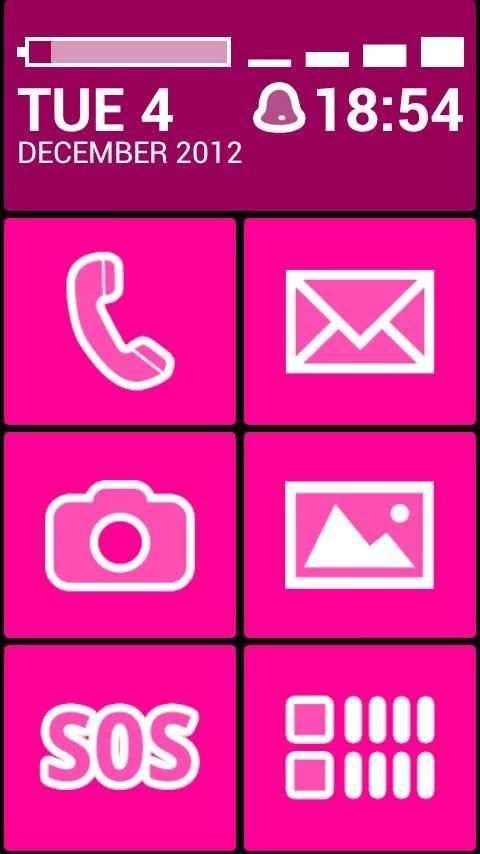 BL Pink Theme 3 تصوير الشاشة