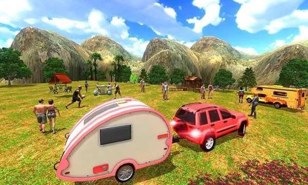 Modern Offroad Uphill Camper Van Bus Simulator 11 تصوير الشاشة