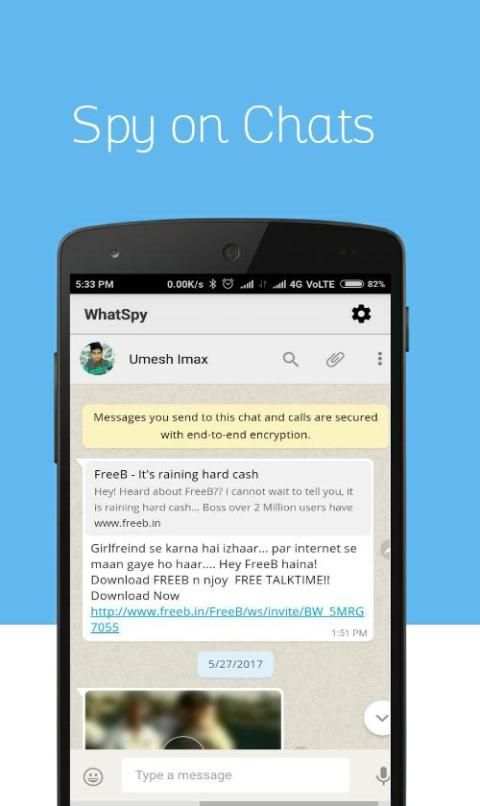 WhatSpy - Spy track Whatsapp WhatsWeb скриншот 3