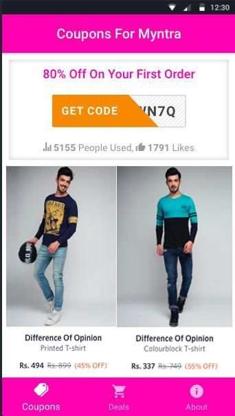 Coupons For Myntra screenshot 3