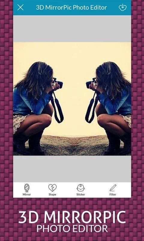 3D MirrorPic - Photo Editor, DSLR Effects screenshot 7