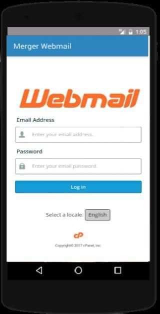 Merger Webmail screenshot 3