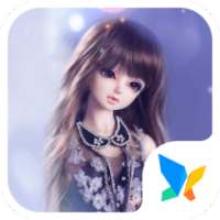 Cute Doll 91 Launcher Theme on 9Apps