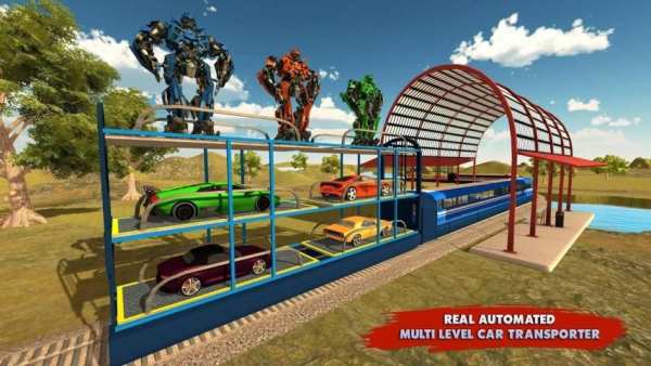 Multi Level Smart Train Car Parking: Parking Games screenshot 2