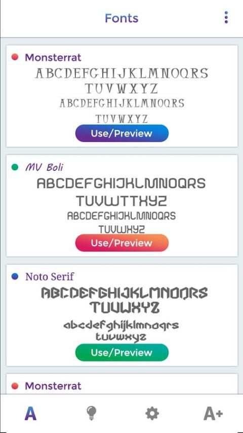 Zawgyi Myanmar Fonts Pack скриншот 5