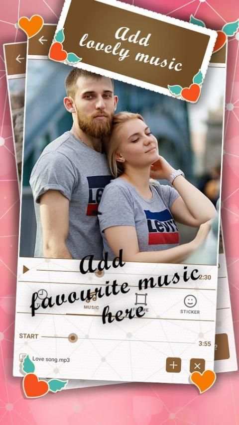 Love Video Slideshow Maker 2018 3 تصوير الشاشة