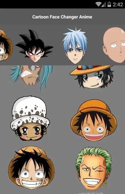 Cartoon Face Changer Anime скриншот 2