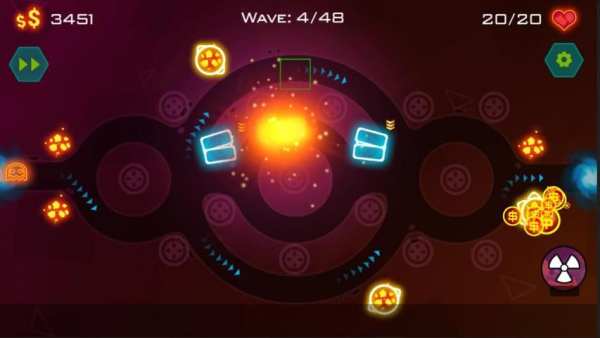 Tower Defense: Geometry War скриншот 3